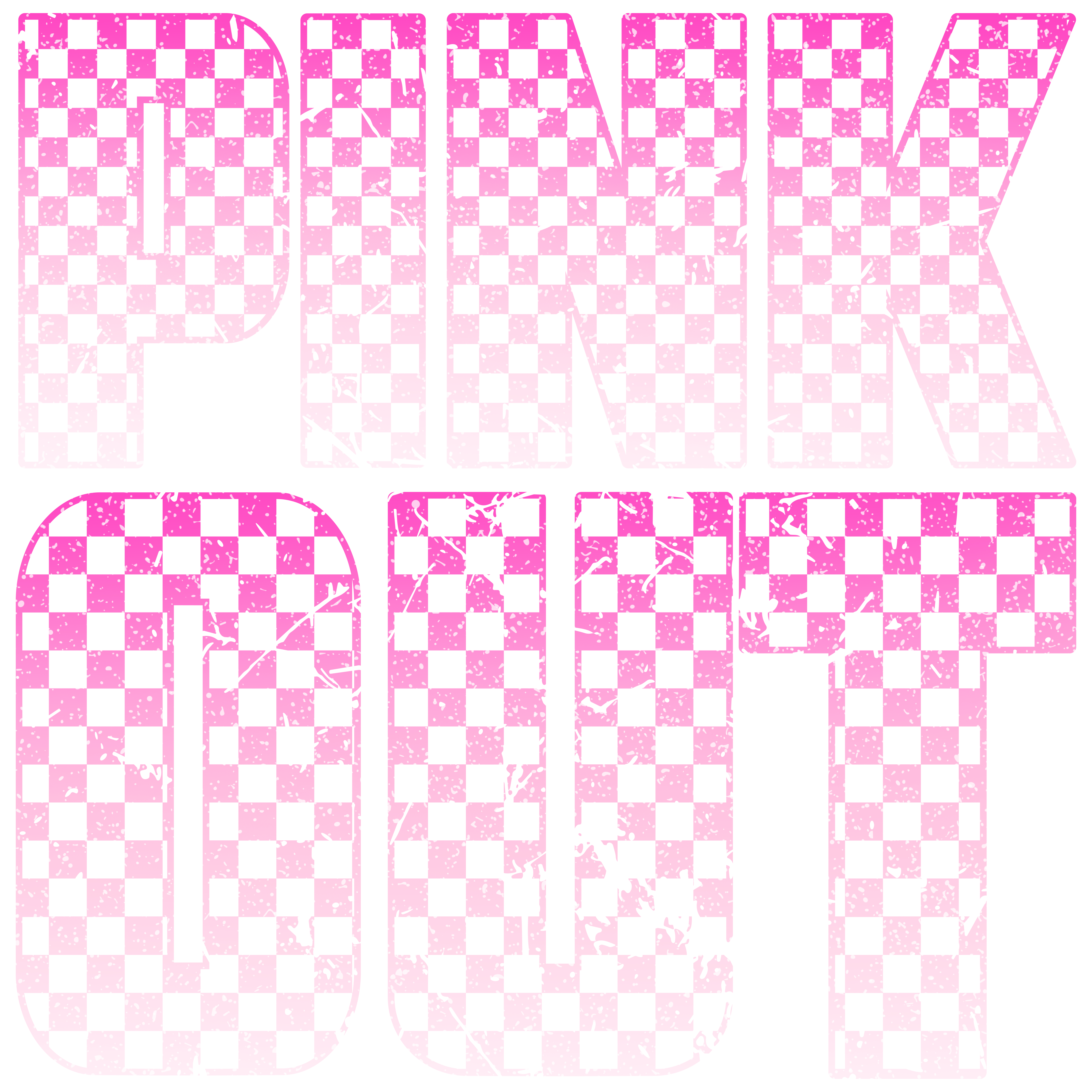 PO2 - Pink Out Ombre DTF Transfer