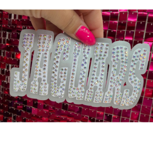 Jaguars Oversize Hat Rhinestone Transfer