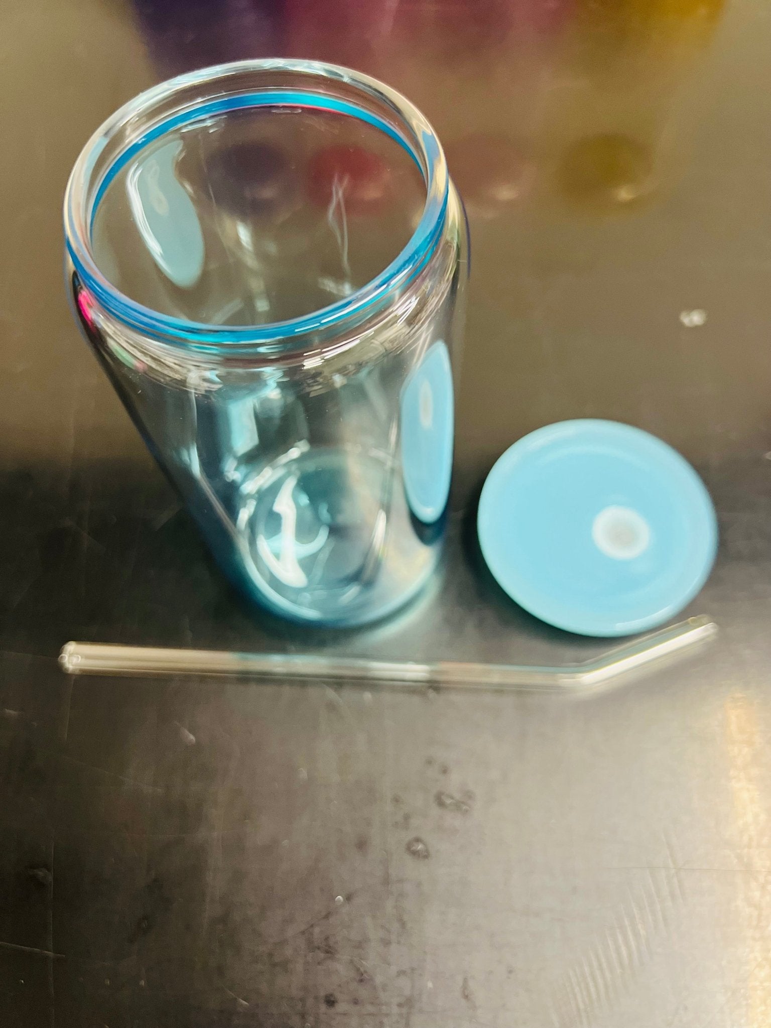 16oz. Ombre Glass Can Tumbler - My Vinyl Craft