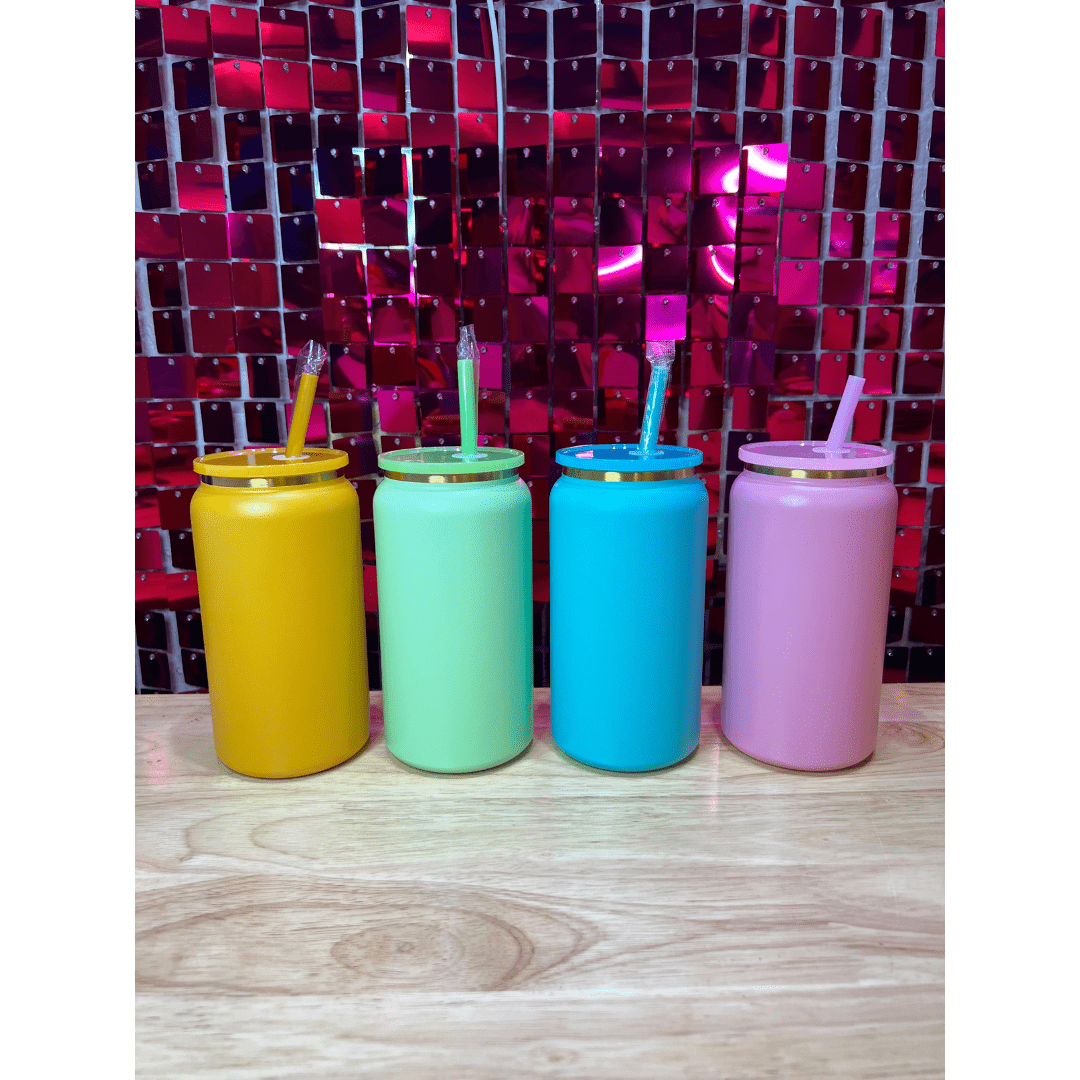 16oz Stainless Steel Libbey Cups - My Vinyl Craft