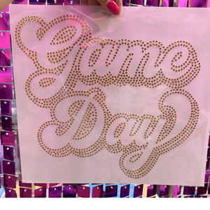 Gameday Girl Rhinestone Transfer