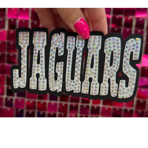 Jaguars Oversize Hat Rhinestone Transfer