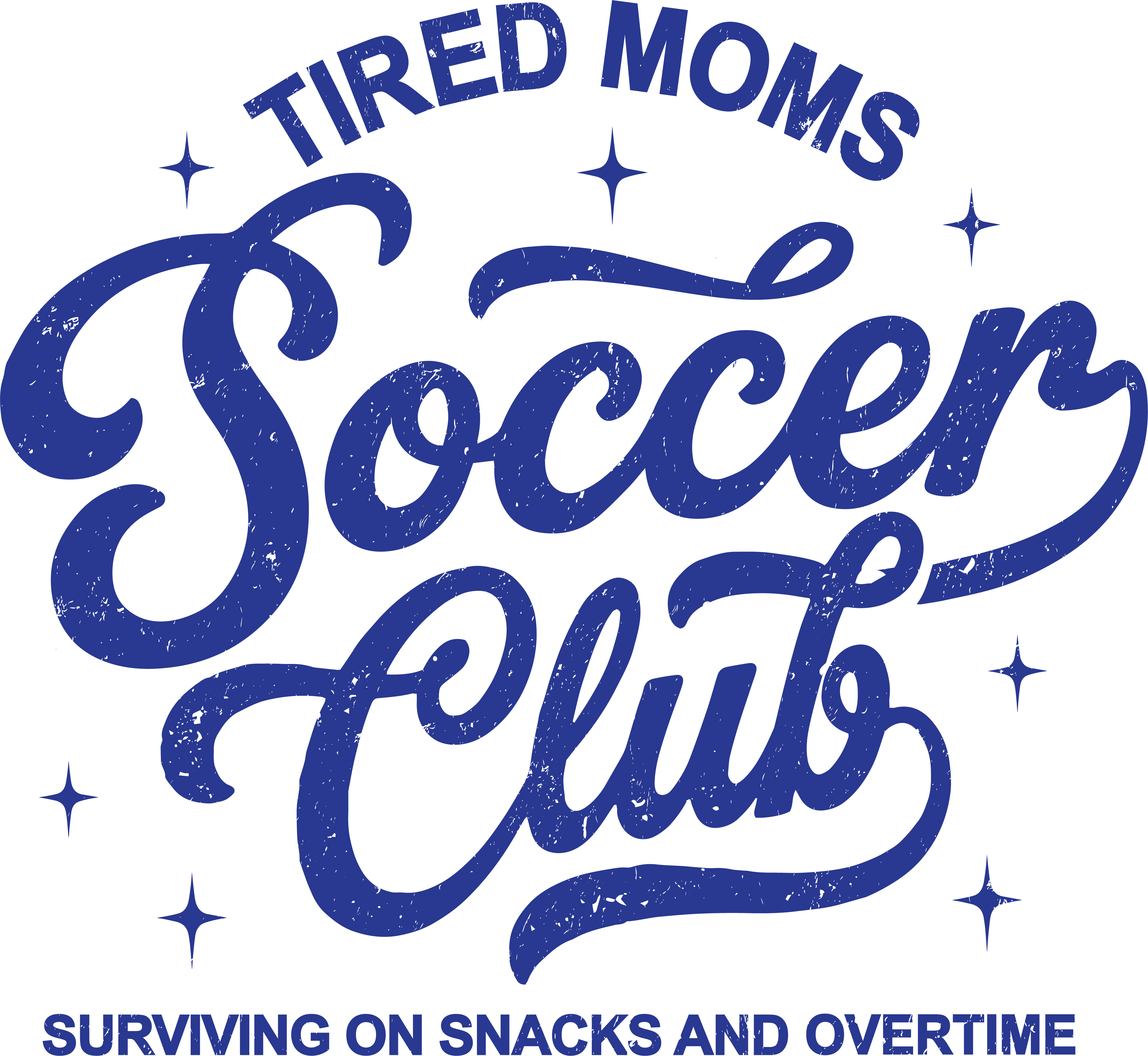 SC4 - Tired Soccer Mom Club DTF Transfer