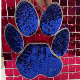 Royal Paw Large Iron On Patch