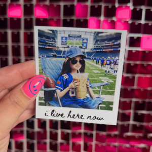 Football Girl Small UV DTF