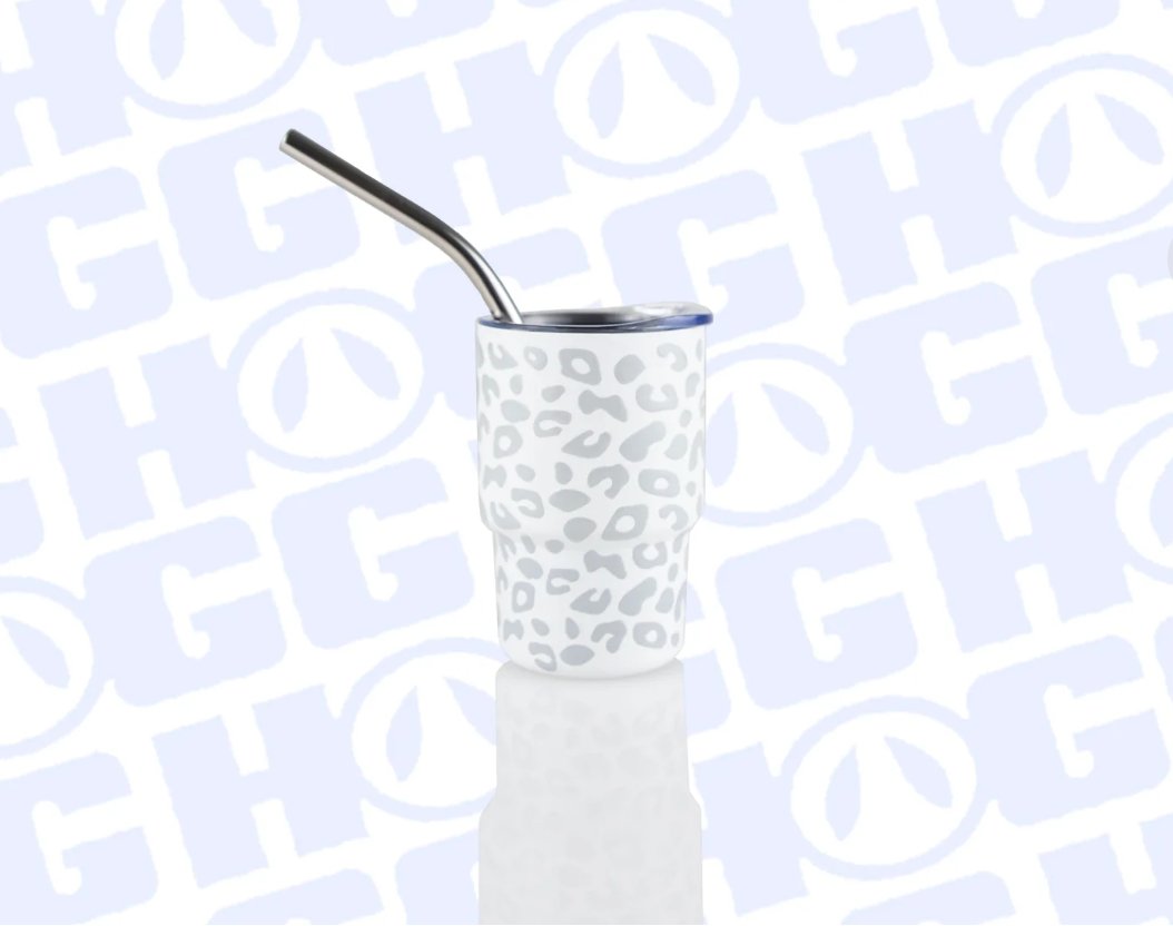 3oz Leopard Shot Glass - My Vinyl Craft