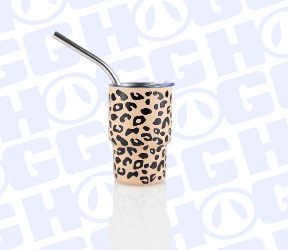 3oz Leopard Shot Glass - My Vinyl Craft