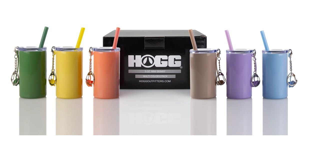 3oz Mini Skinny Shot Glass Key Chain - My Vinyl Craft