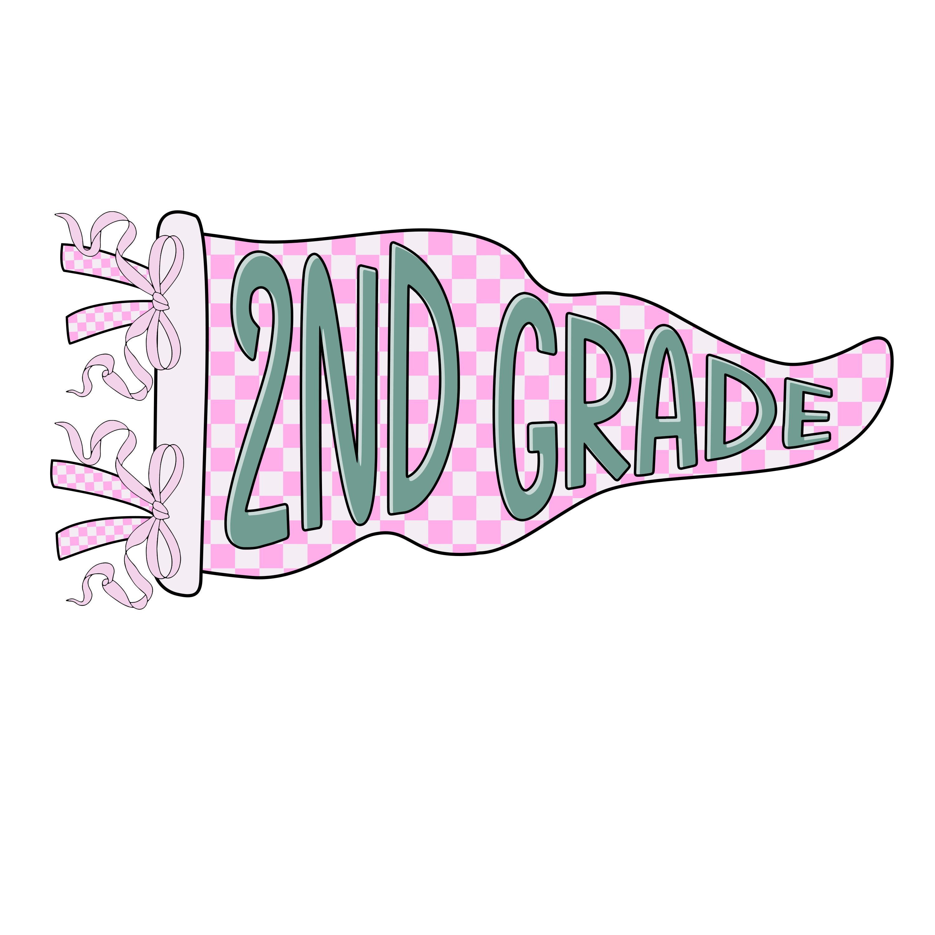 Grade Pennant PK-5th DTF Transfer