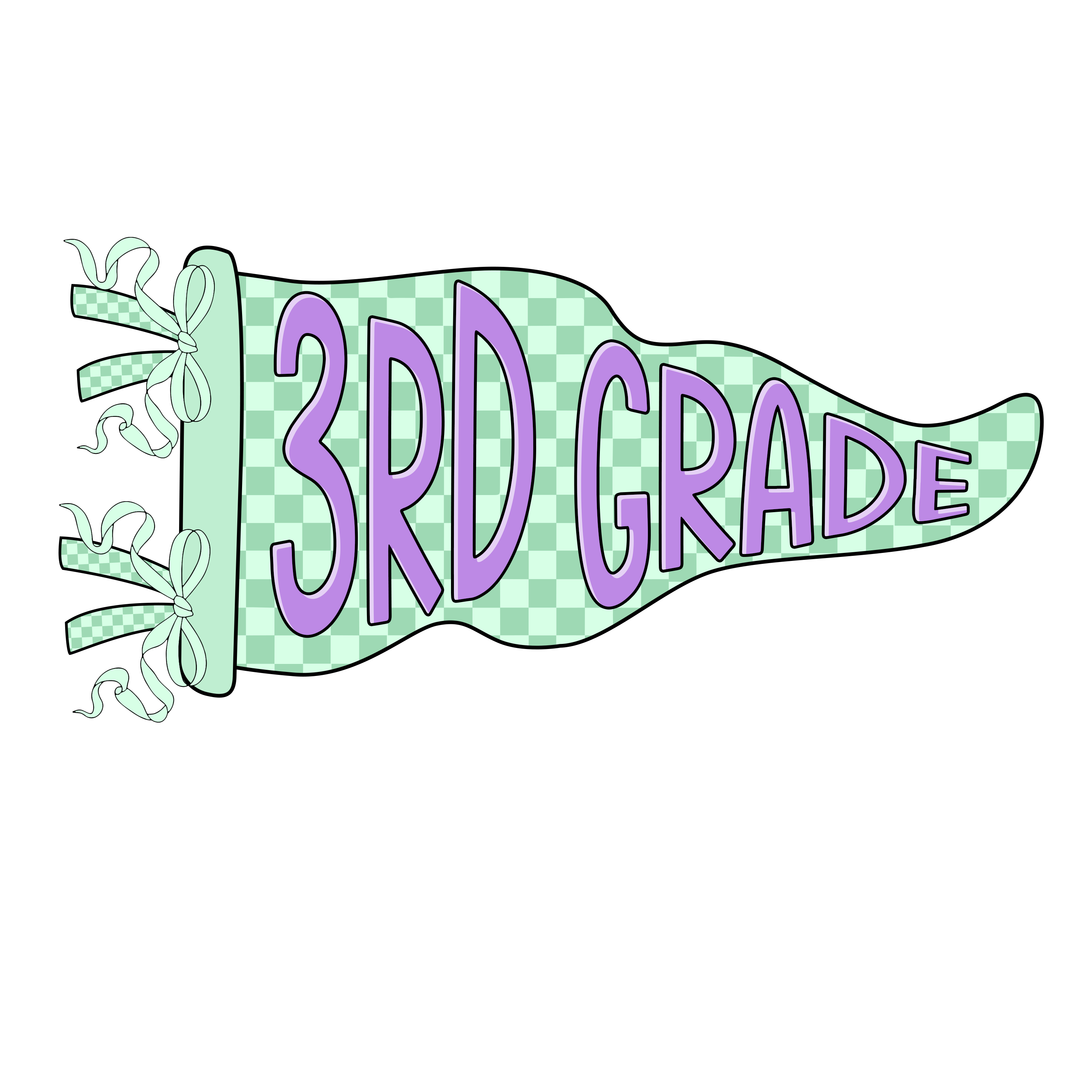 Grade Pennant PK-5th DTF Transfer