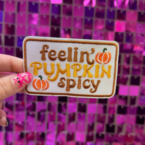 Pumpkin Spice Iron On Patch