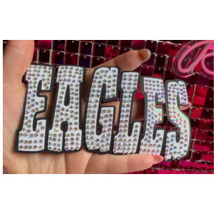 Eagles Oversize Hat Rhinestone Transfer