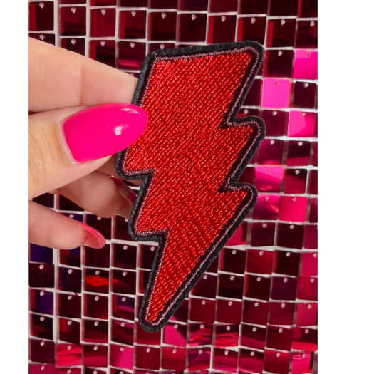 Solid Bolt Iron on Patch