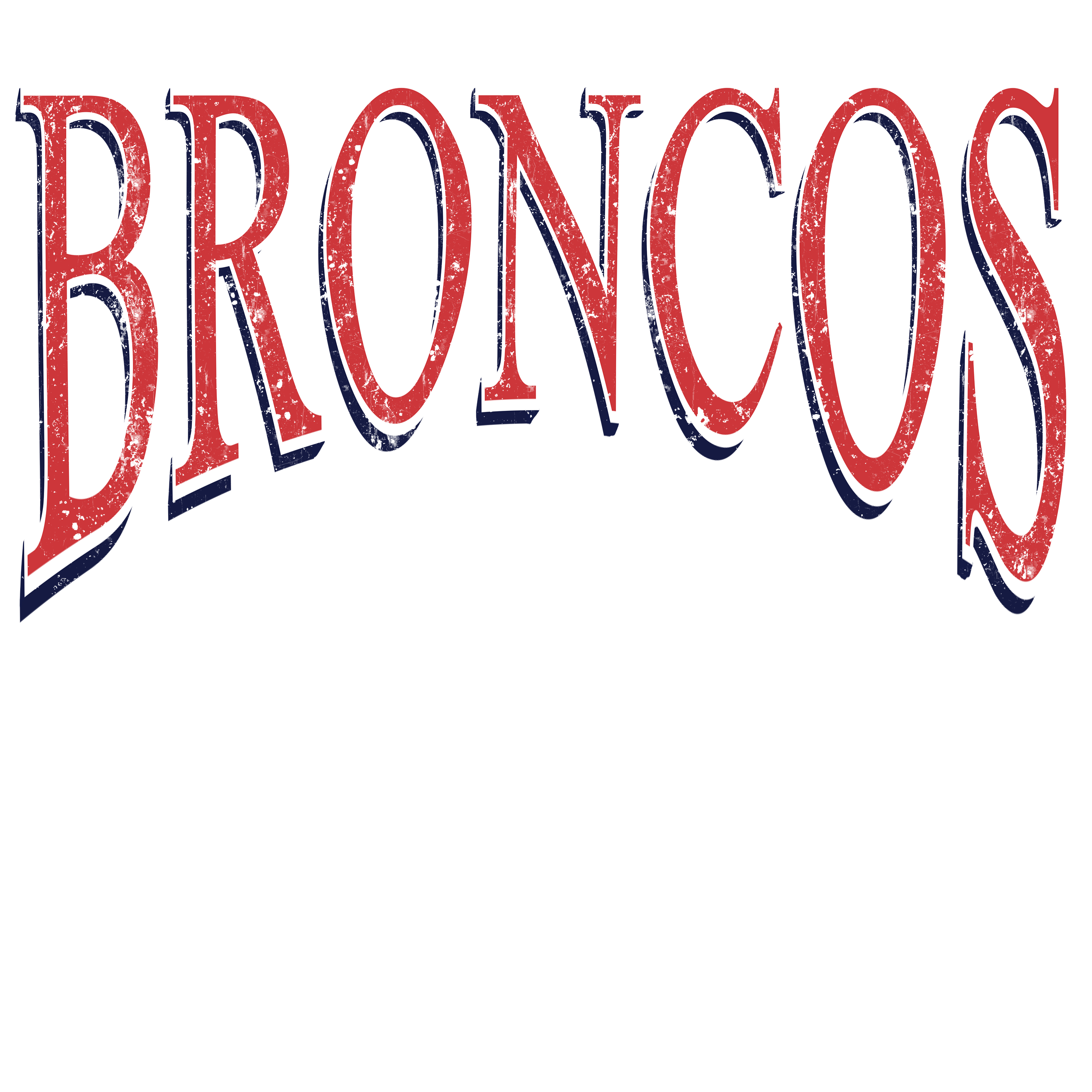 Broncos TImes DTF Transfer