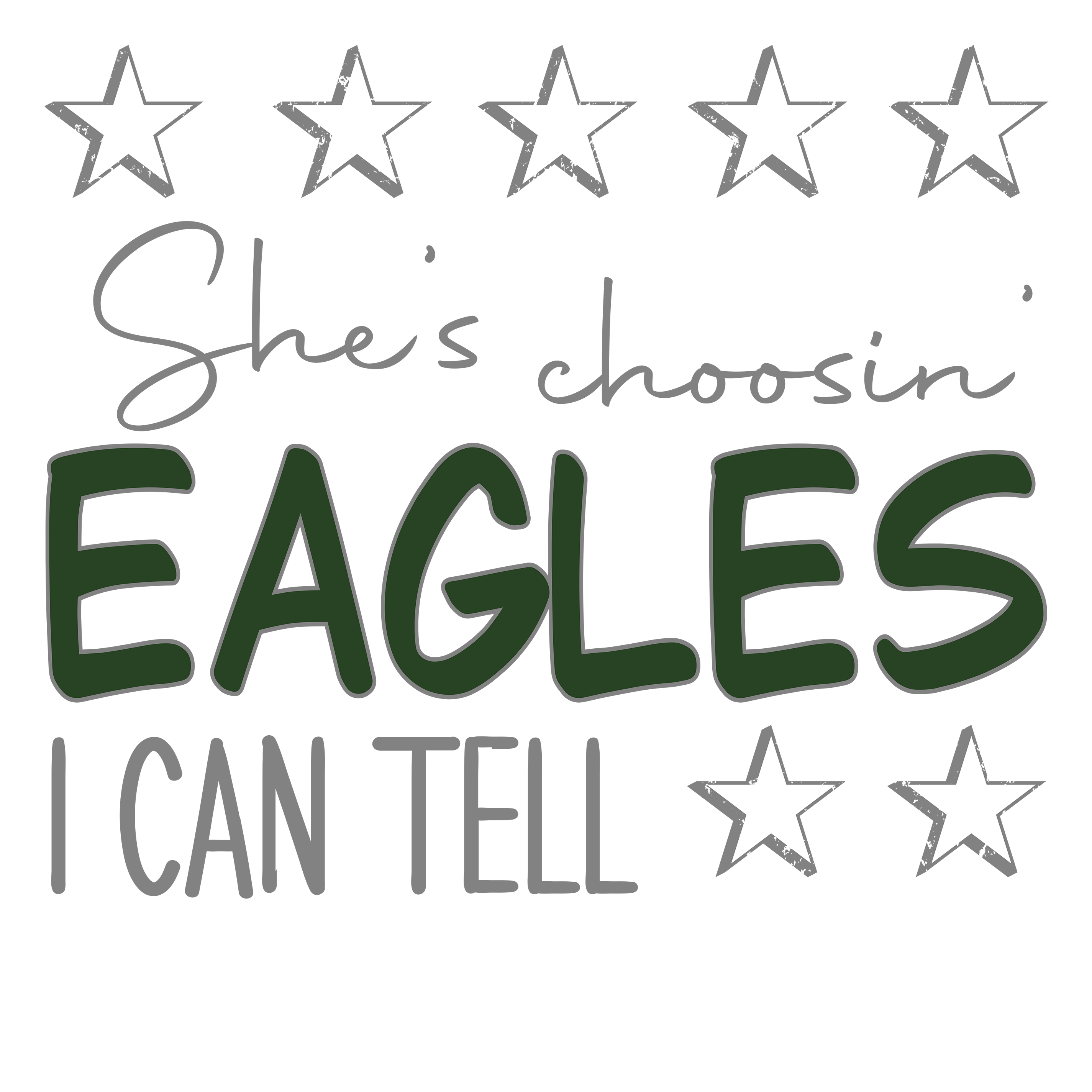 SP11 - Choosin Eagles Green DTF Transfer