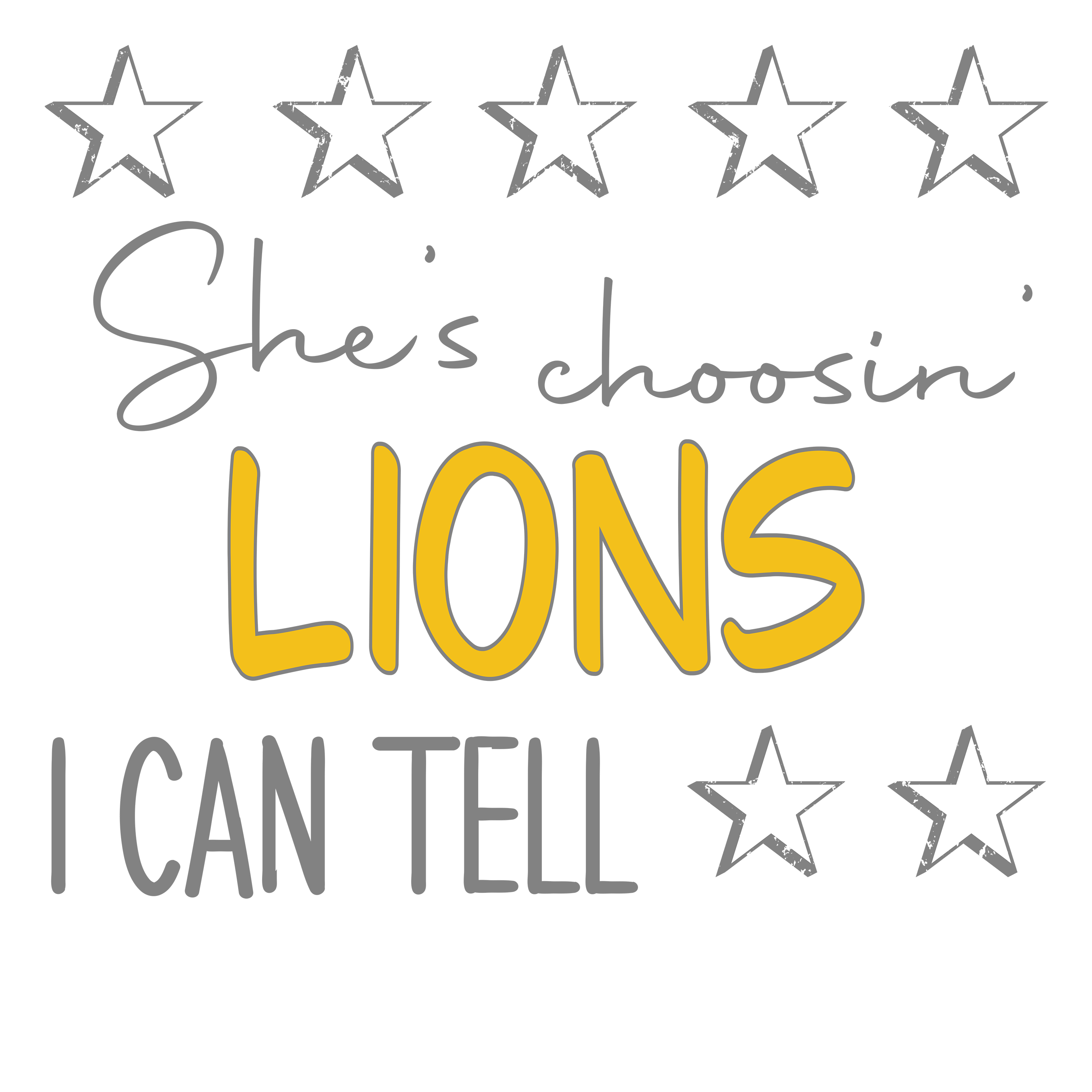 SP24 - Choosin Lions DTF Transfer