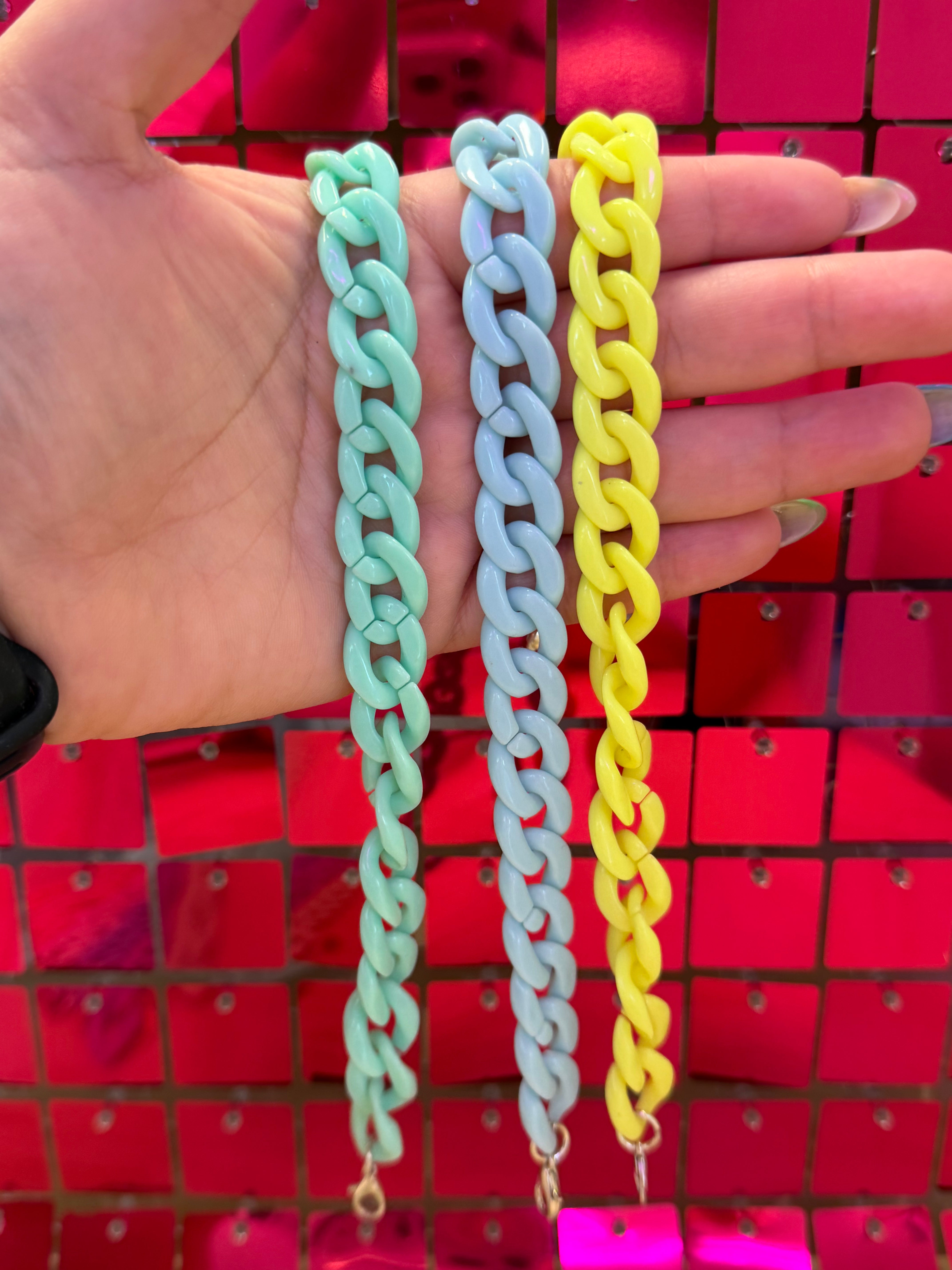 Thin Chain Link Hat Chain