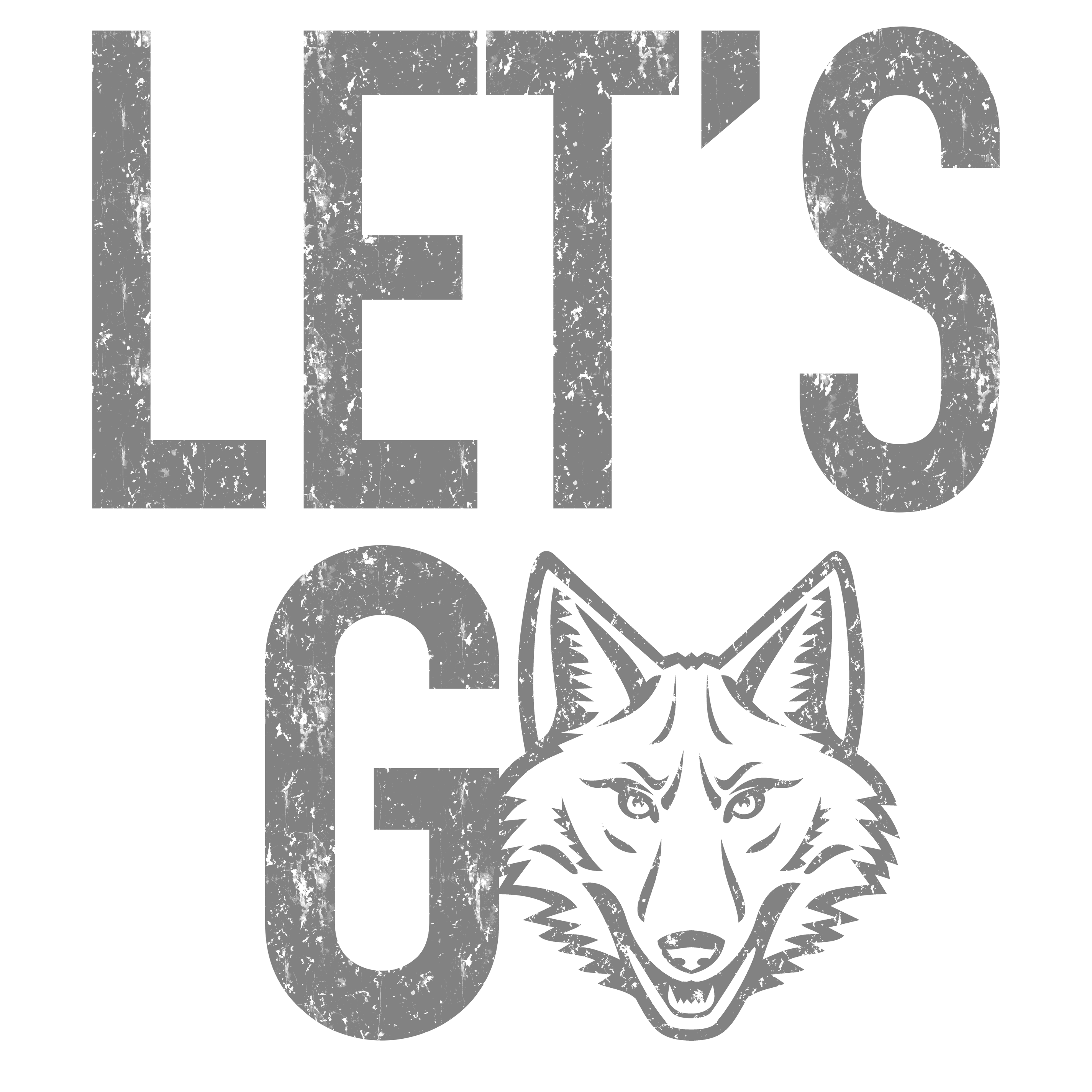 Let's go Coyotes DTF Transfer