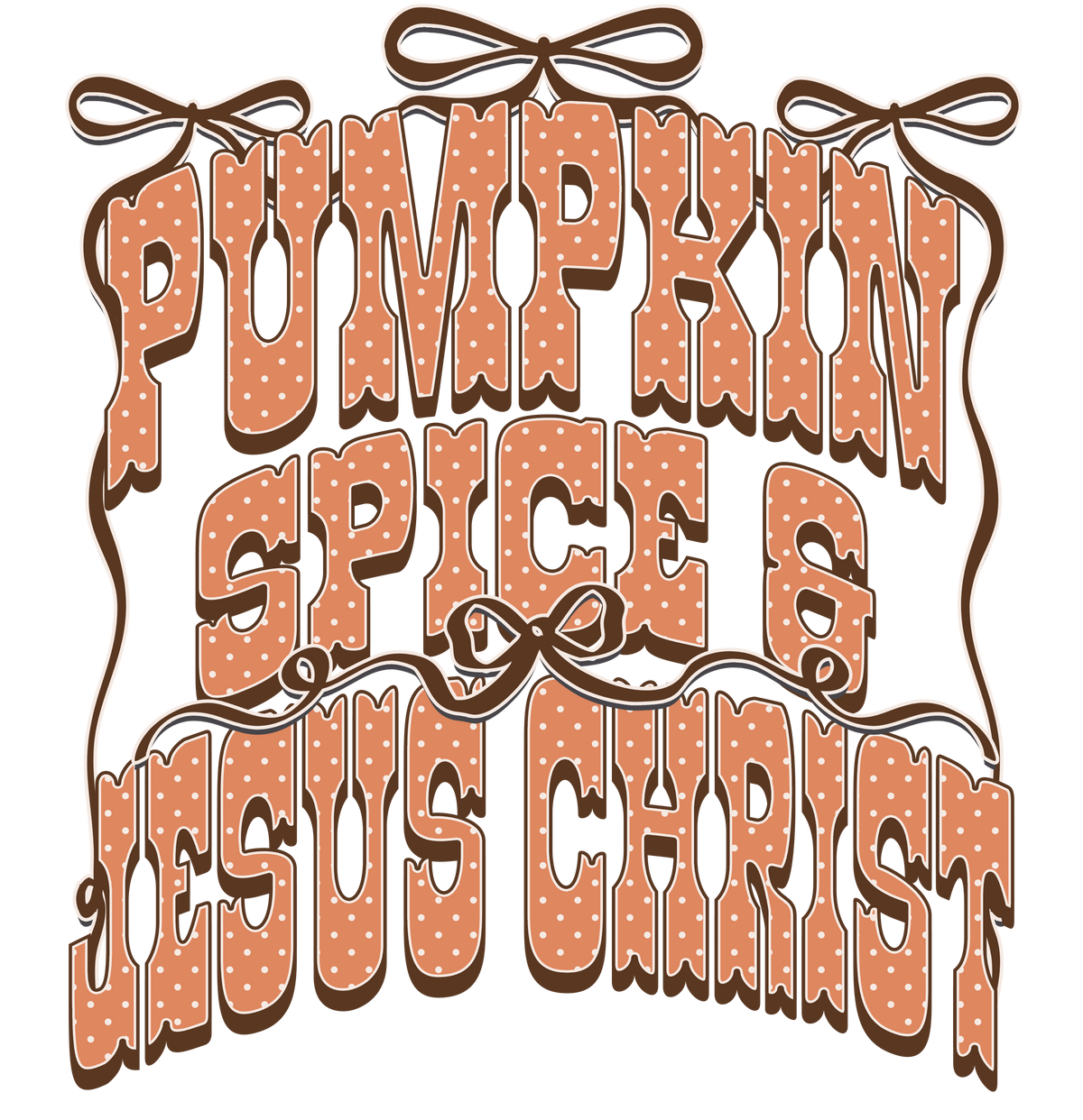 FL12 - Pumpkin and Jesus DTF Transfer