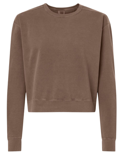 Comfort Color Mid-Length Crewneck Sweatshirt (Crop) - 1566L **PRE-ORDER**