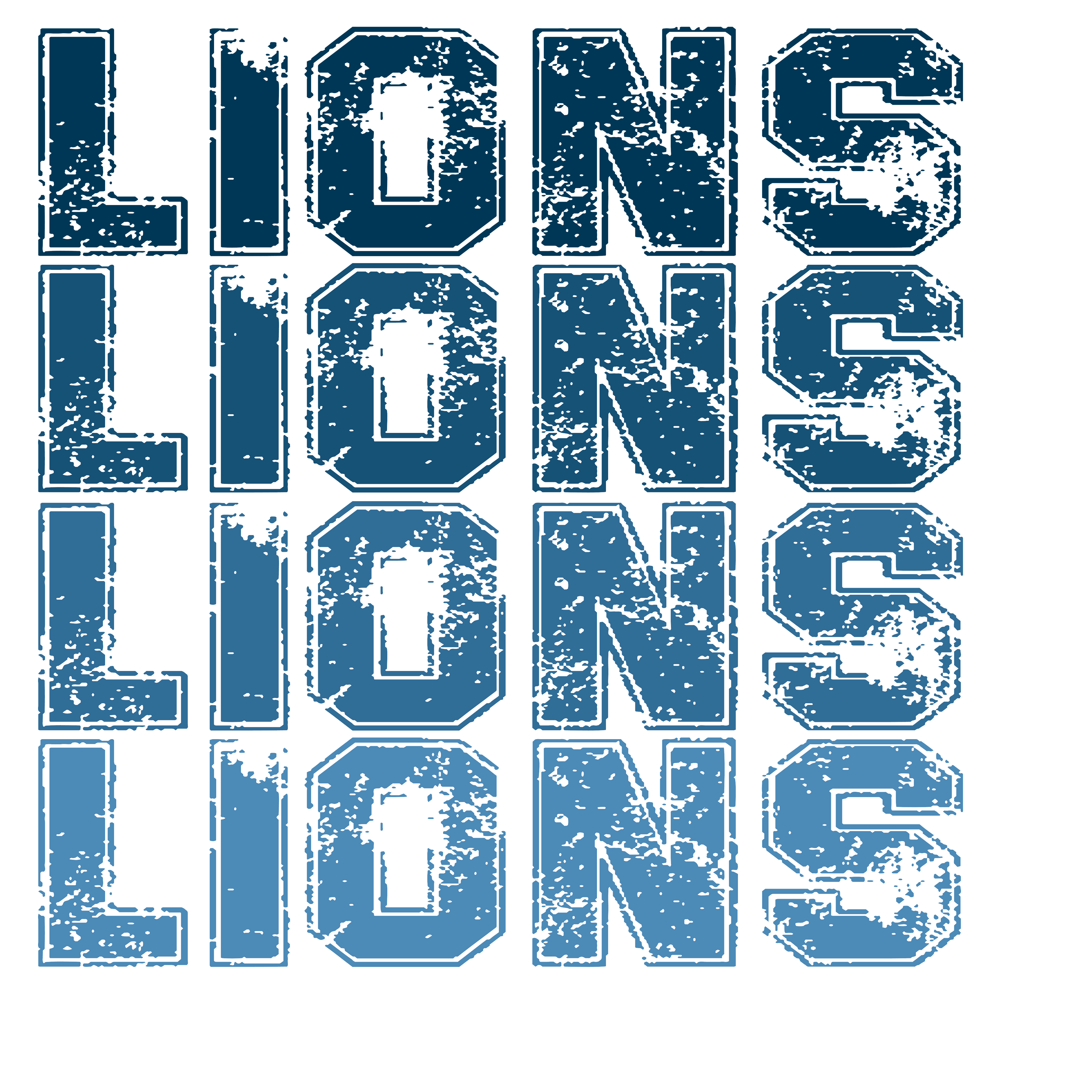 SP28 - Ombre Lions DTF Transfer
