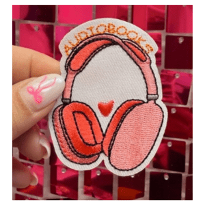 Audiobook Iron On Patch - My Vinyl Craft