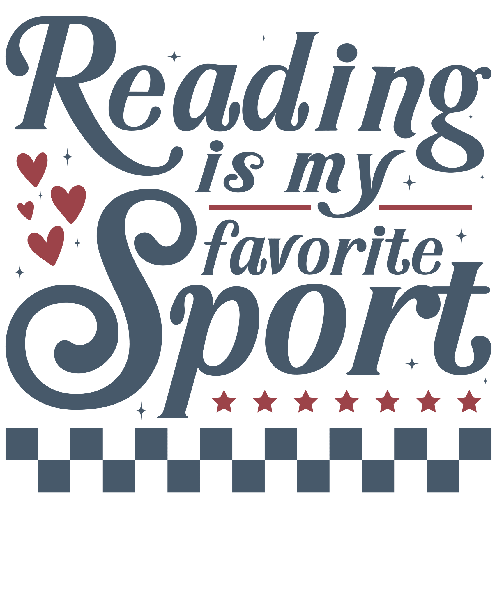 B5 - Reading Sport DTF Transfer - My Vinyl Craft