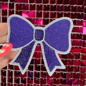 Big Bow Iron on Patch Multicolor - My Vinyl Craft