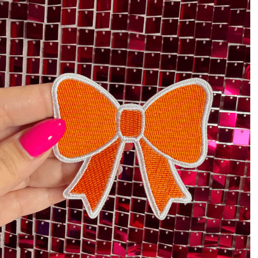 Big Bow Iron on Patch Multicolor - My Vinyl Craft
