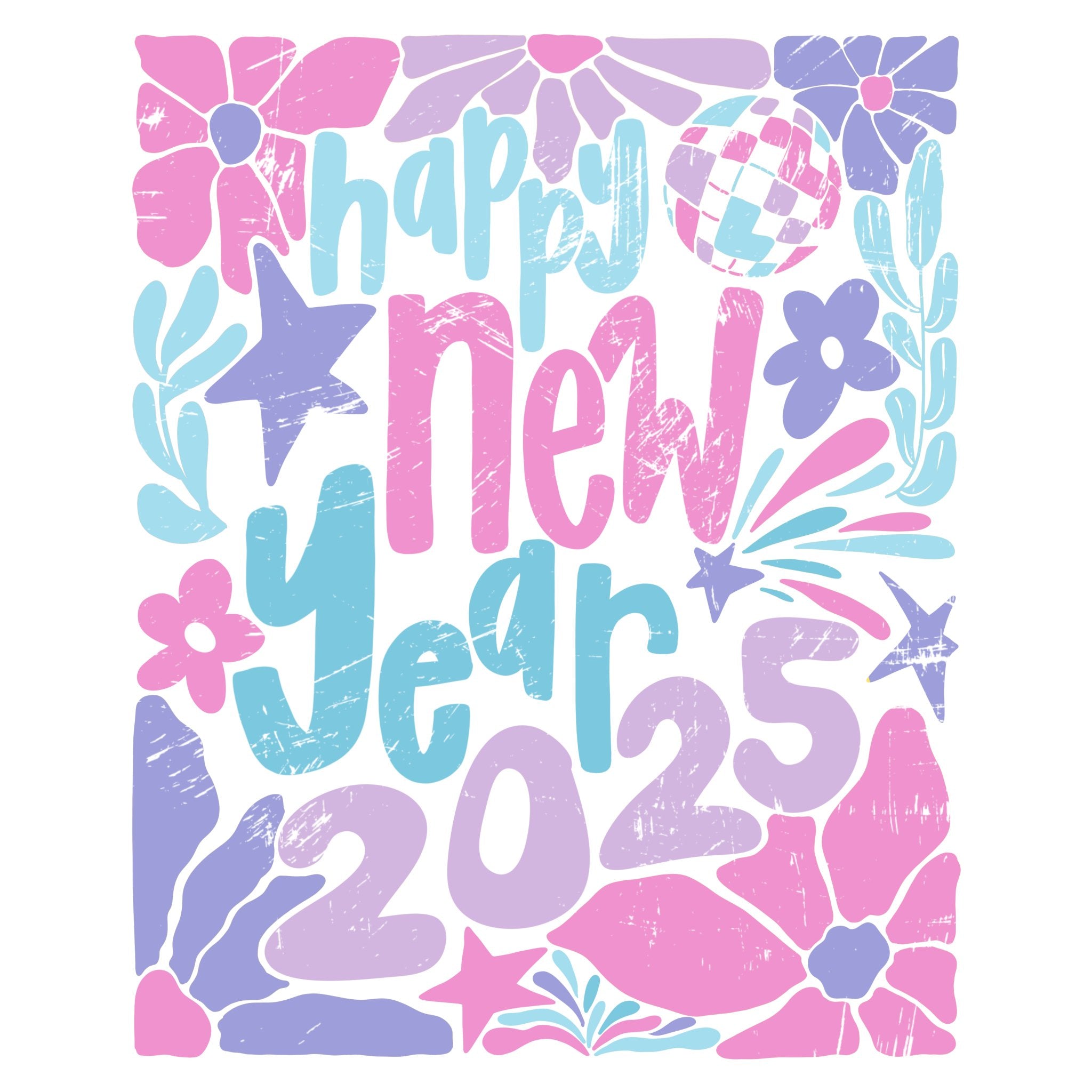 Boho New Years - CH69 - My Vinyl Craft