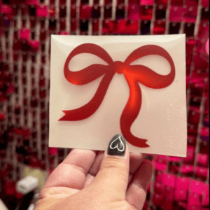 Bow Puff HTV Transfer Glitter or Metallic **PRE - ORDER** - My Vinyl Craft