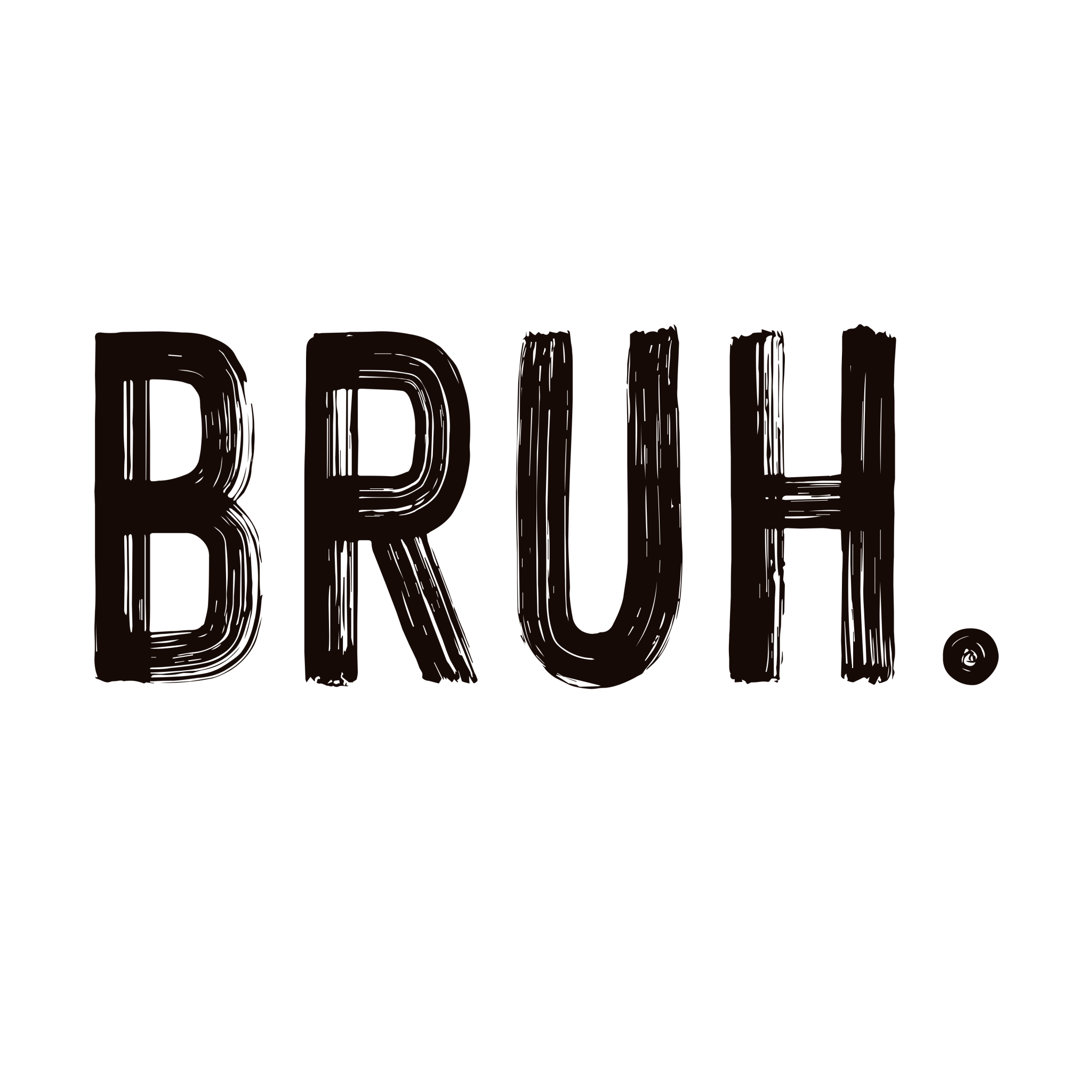 BRUH Hat DTF Transfer - My Vinyl Craft