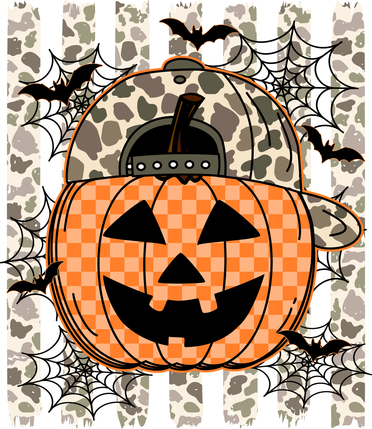 HW24 - Camo Pumpkin DTF Transfer
