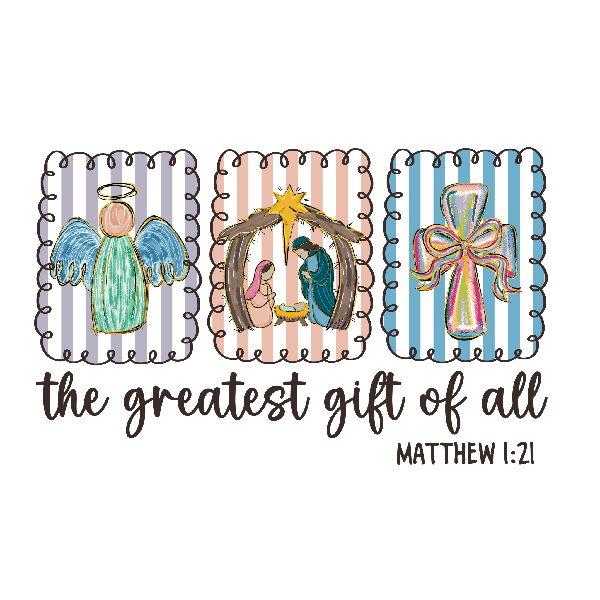 CH18 - Greatest Gift DTF Transfer - My Vinyl Craft