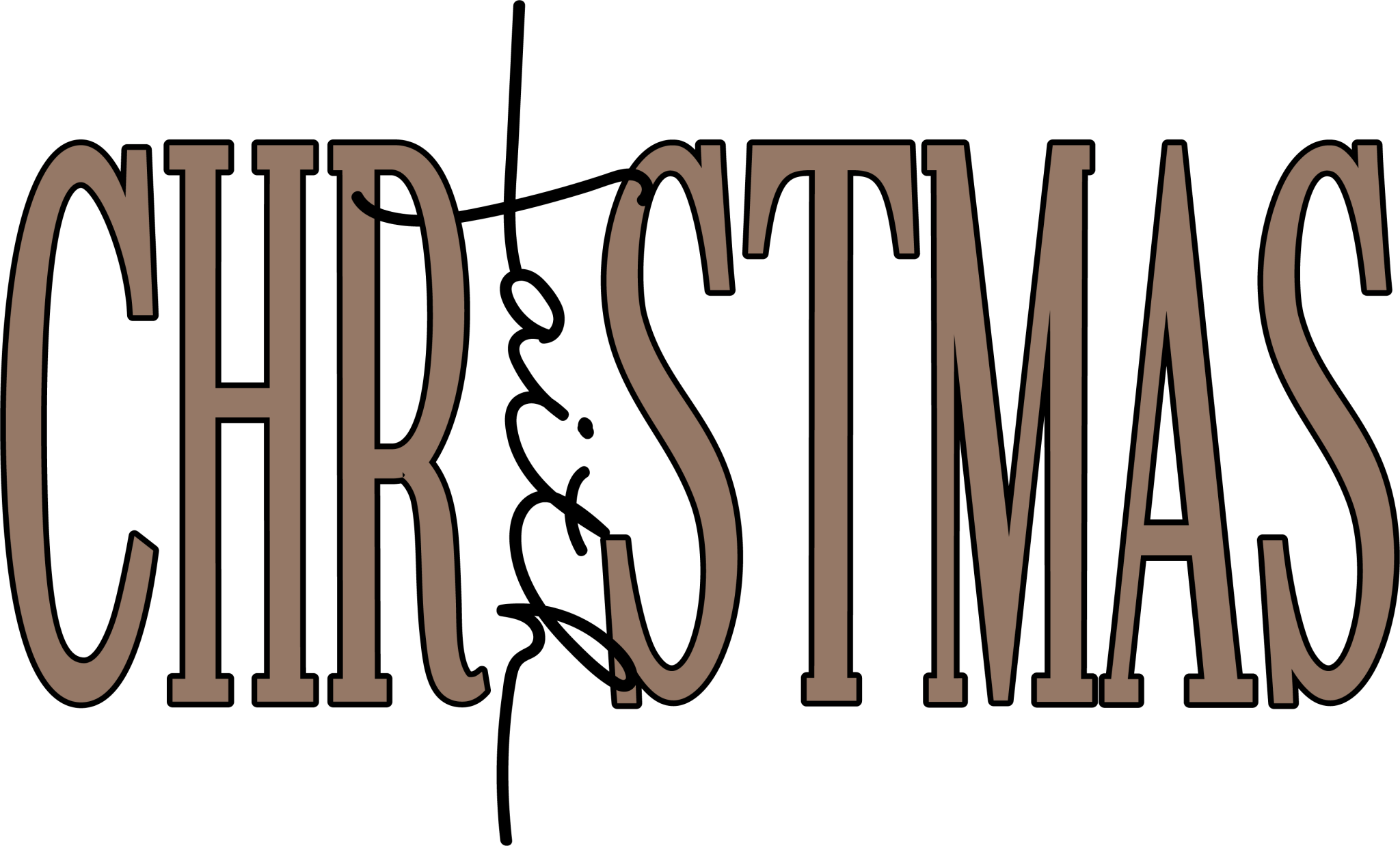 CH27 - Faith Christmas DTF Transfer - My Vinyl Craft