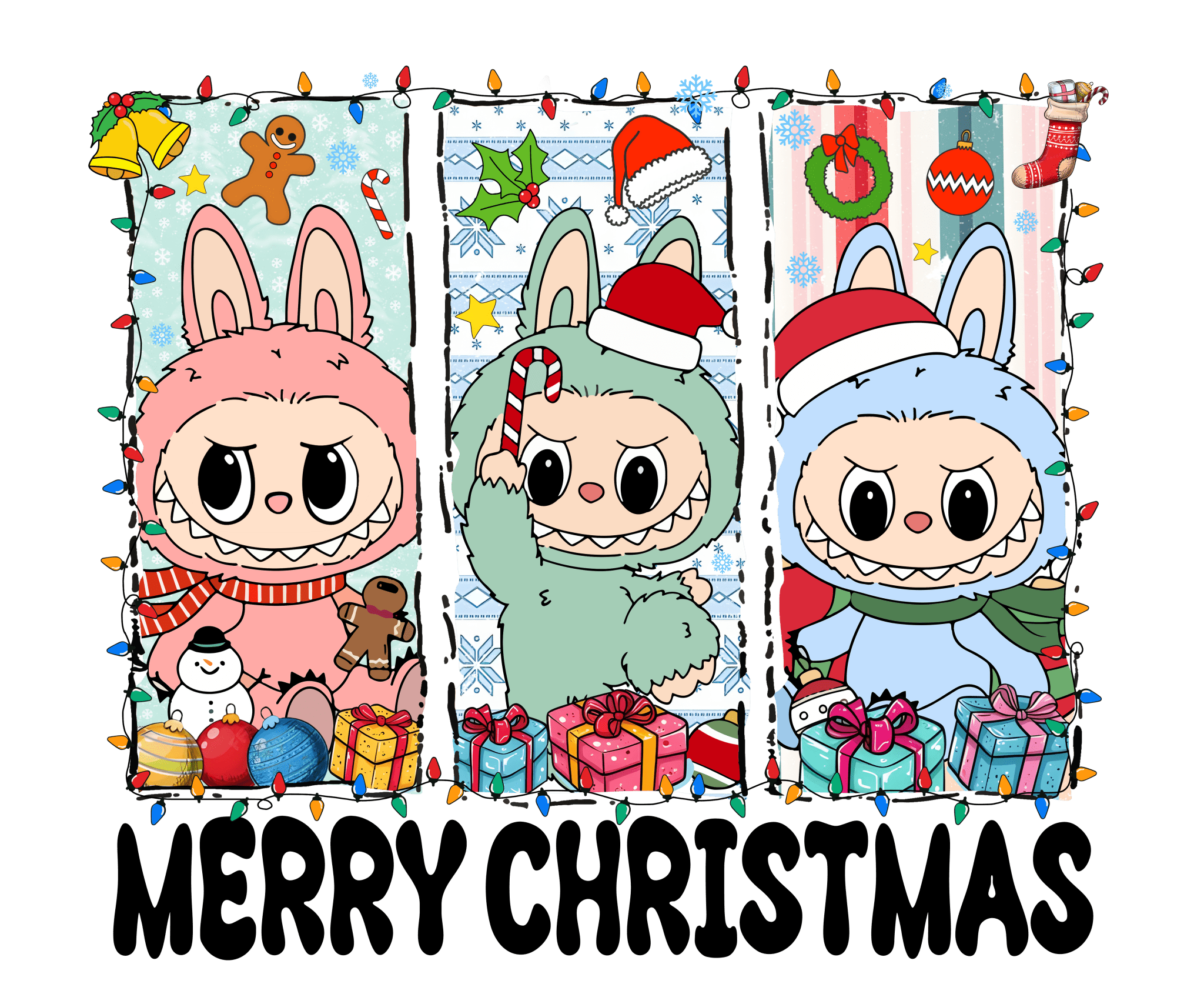 CH33 - Labooboo Christmas DTF Transfer - My Vinyl Craft