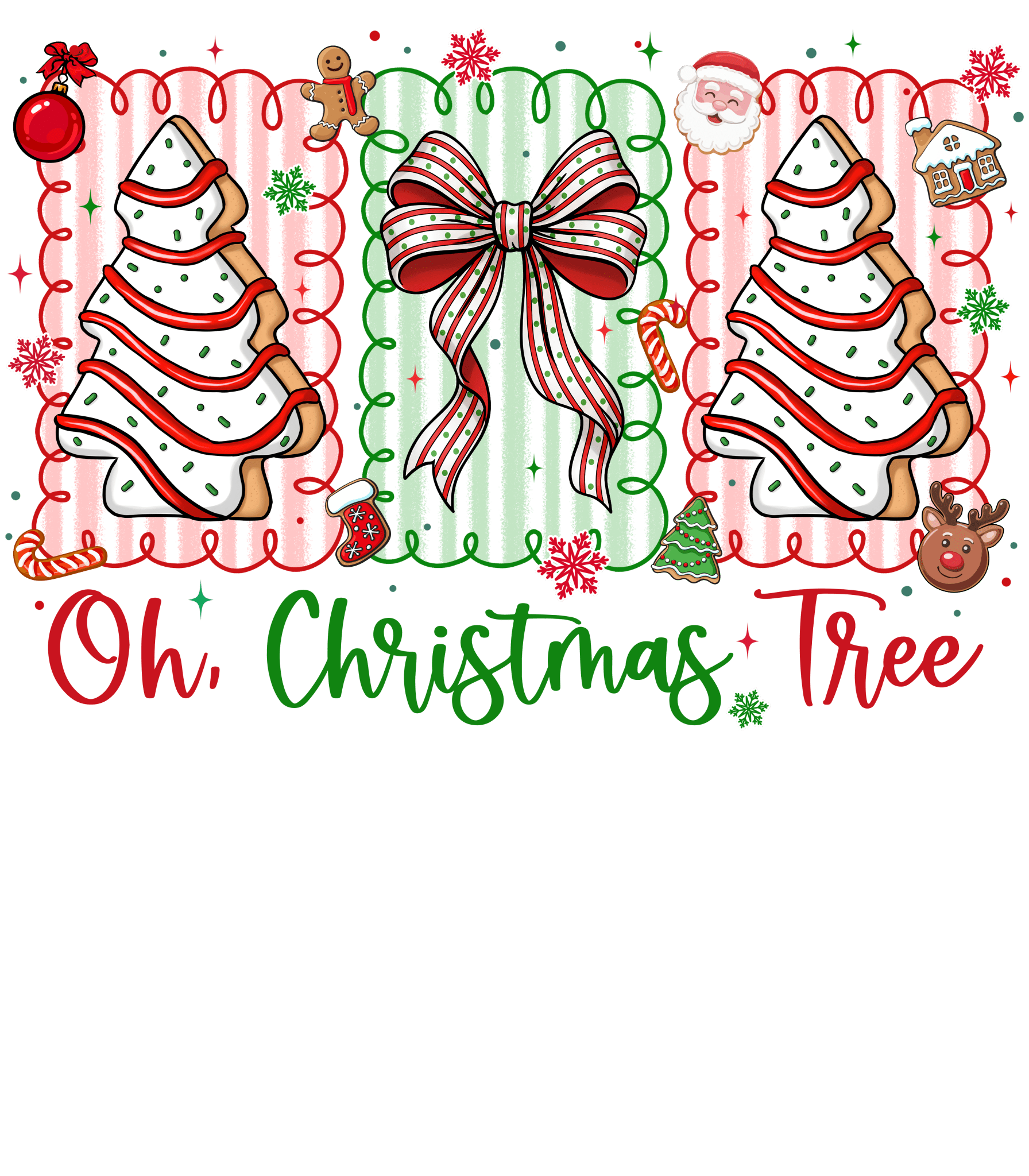 CH50 - Oh Christmas Tree DTF Transfer - My Vinyl Craft
