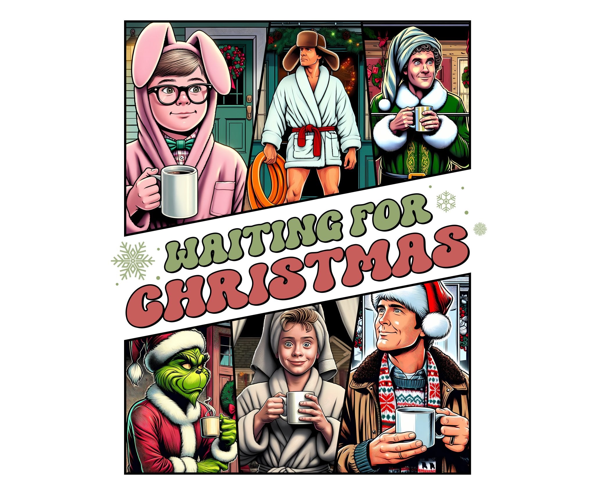 CH9 - Waiting for Christmas DTF Transfer - My Vinyl Craft