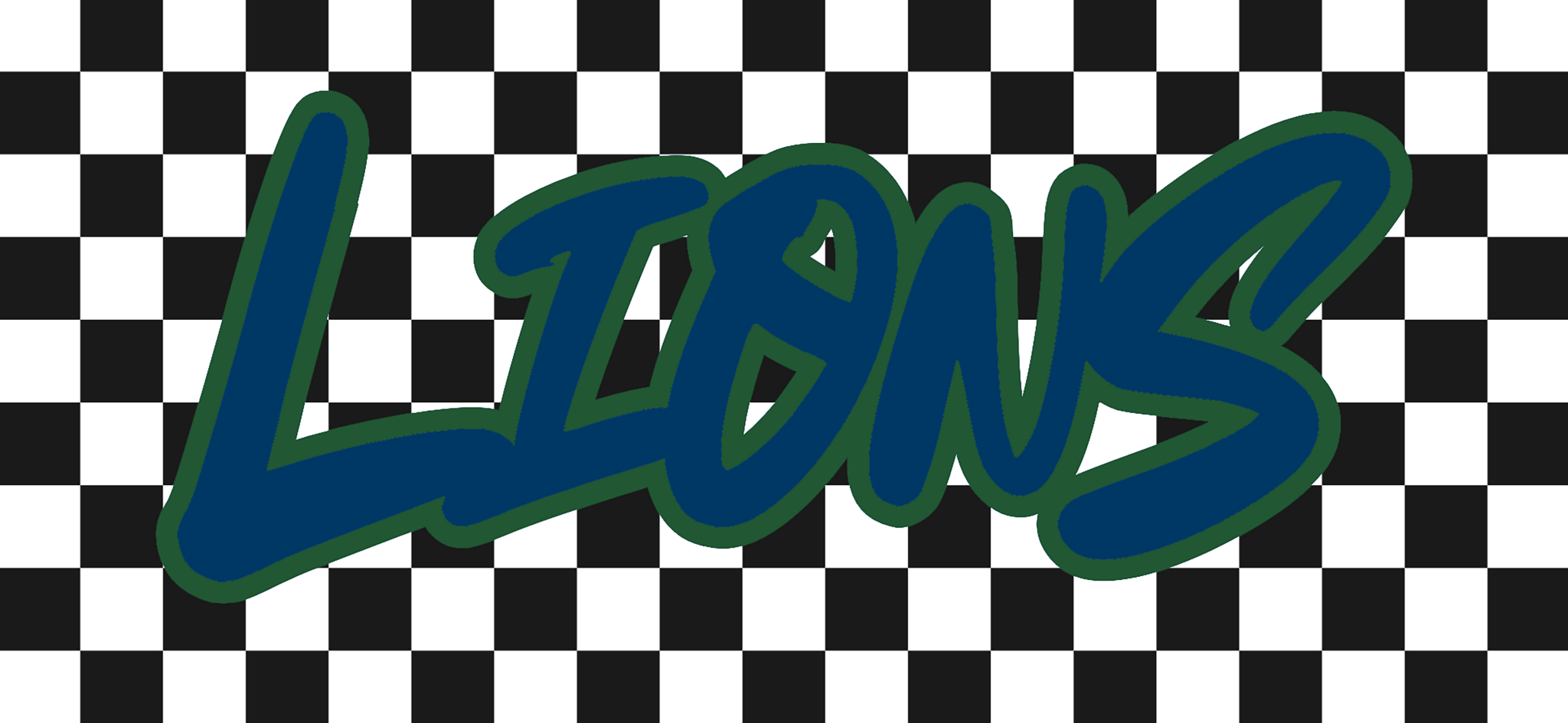 Checkered Mascot DTF Transfers - My Vinyl Craft