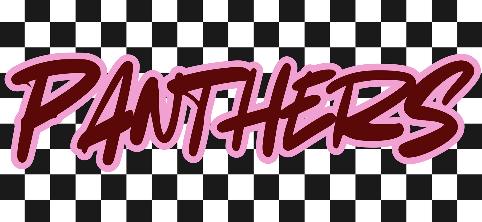 Checkered Mascot DTF Transfers - My Vinyl Craft