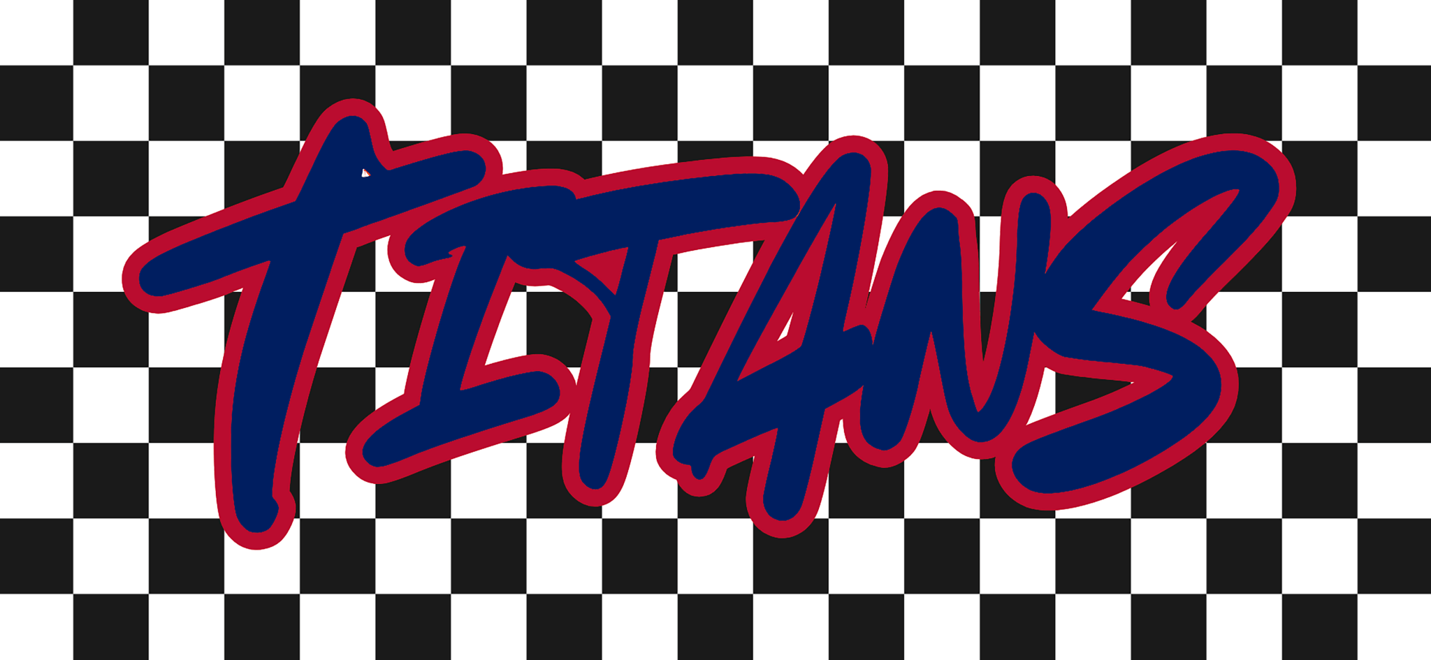 Checkered Mascot DTF Transfers - My Vinyl Craft