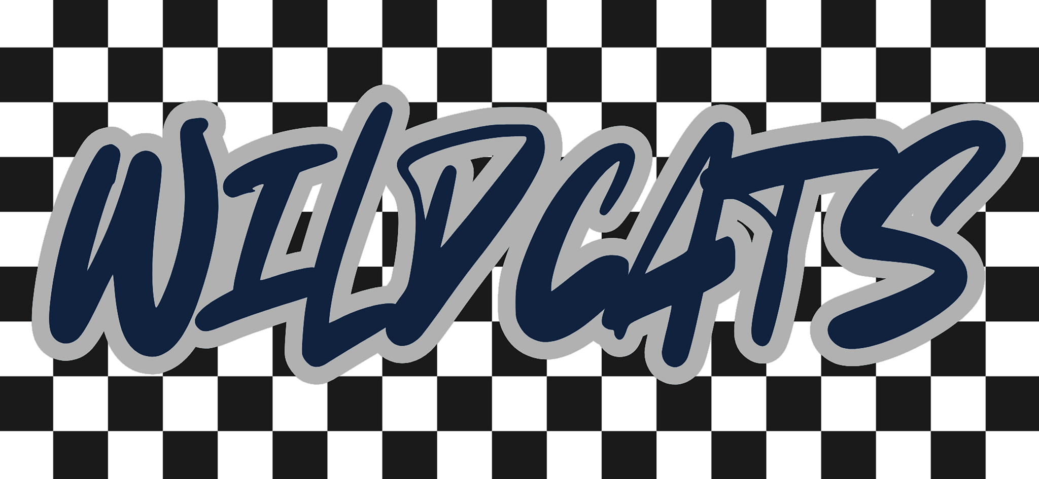 Checkered Mascot DTF Transfers - My Vinyl Craft