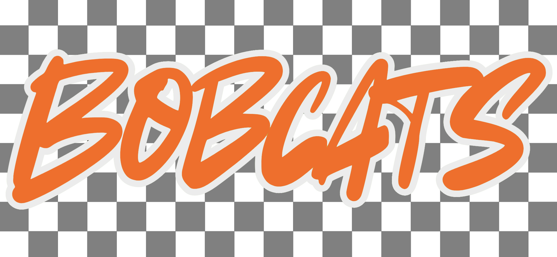 Checkered Mascot DTF Transfers - My Vinyl Craft