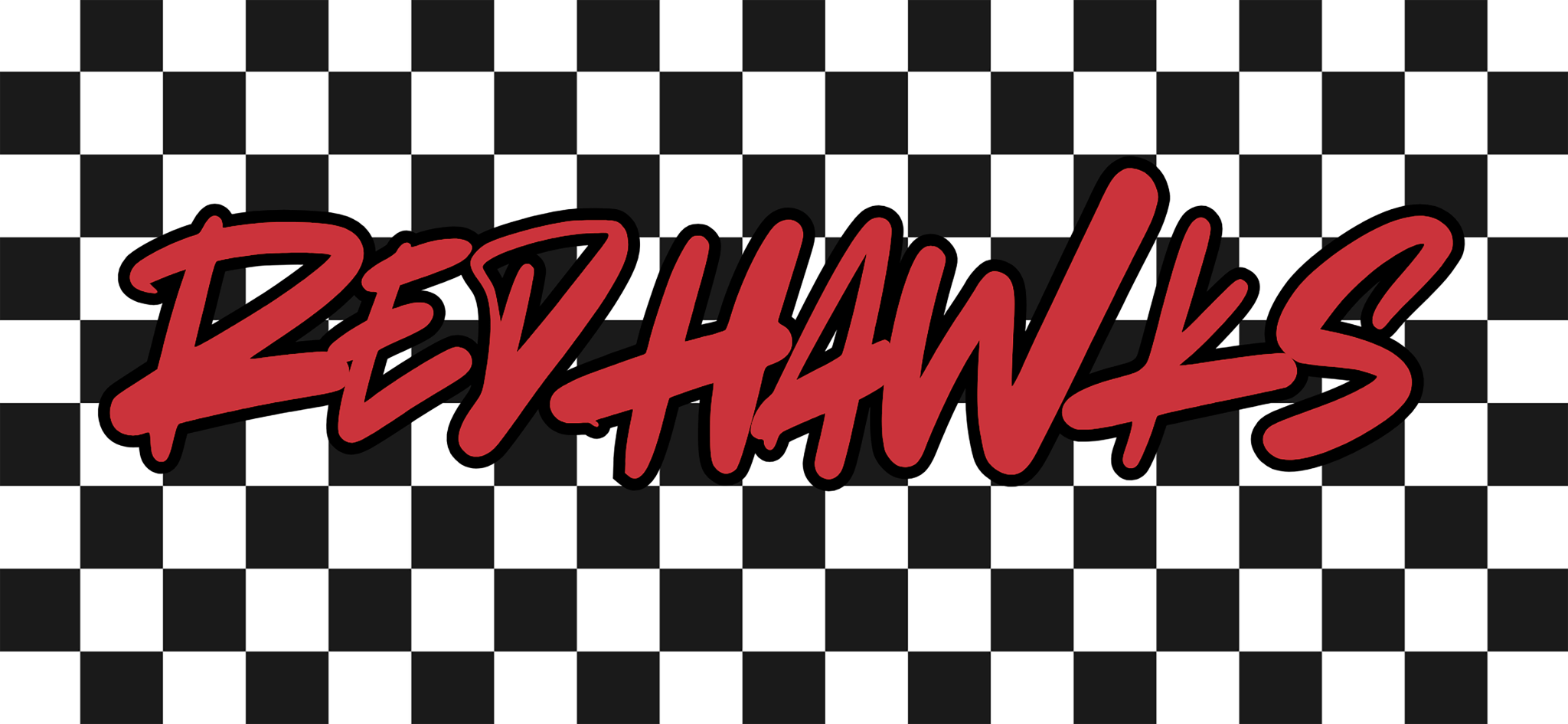 Checkered Mascot DTF Transfers - My Vinyl Craft