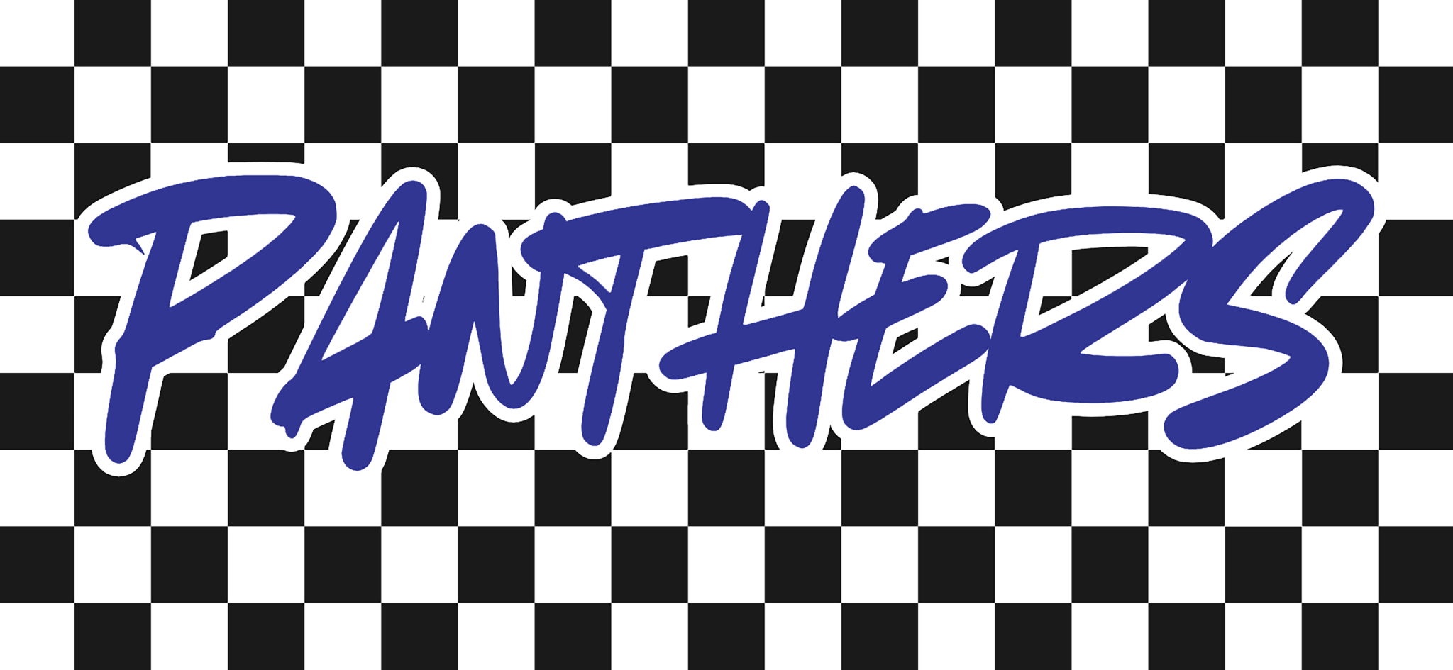 Checkered Mascot DTF Transfers - My Vinyl Craft