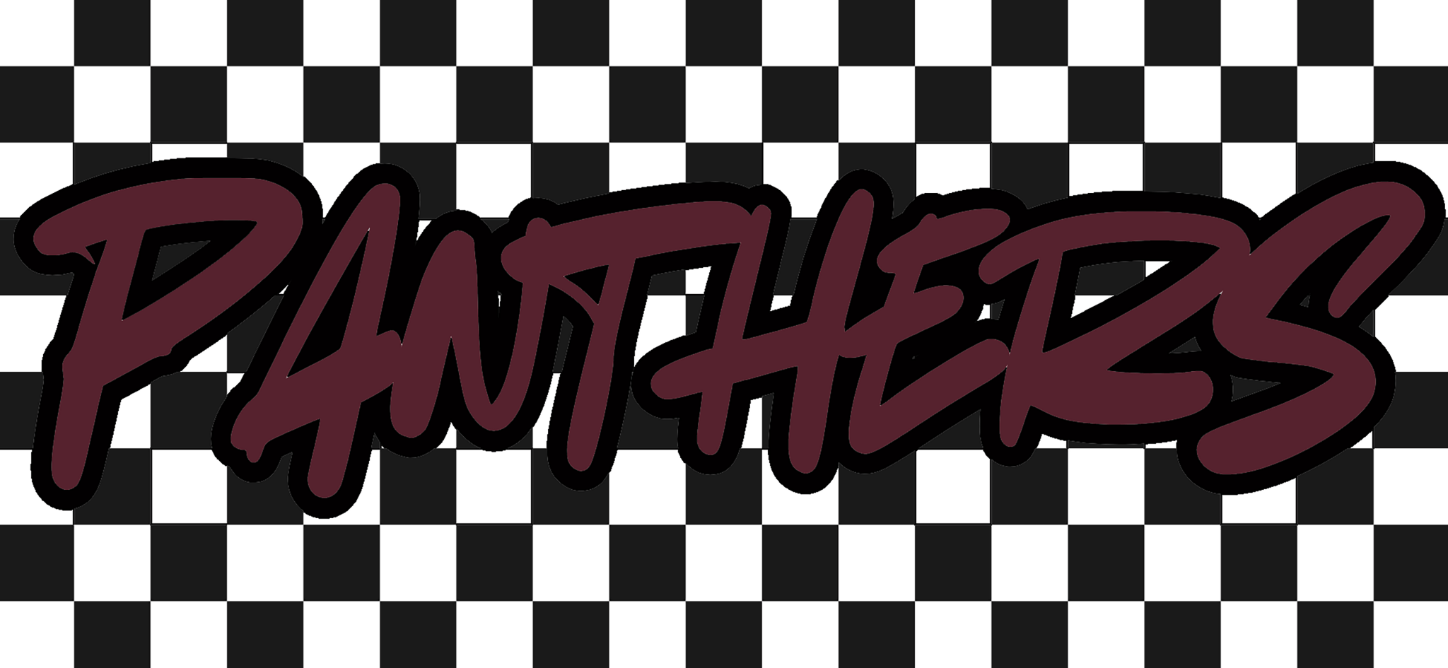 Checkered Mascot DTF Transfers - My Vinyl Craft