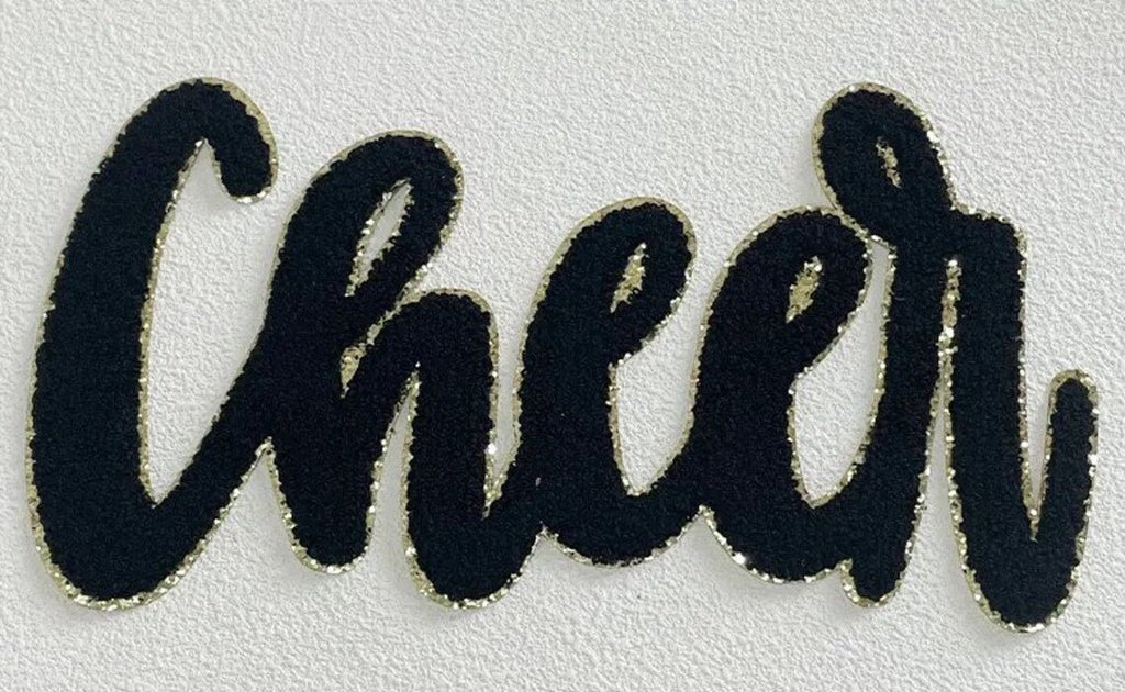 Cheer Chenille Patch(iron-on) - My Vinyl Craft
