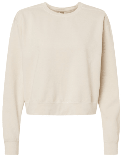 Comfort Color Mid-Length Crewneck Sweatshirt (Crop) - 1566L **PRE-ORDER** - My Vinyl Craft
