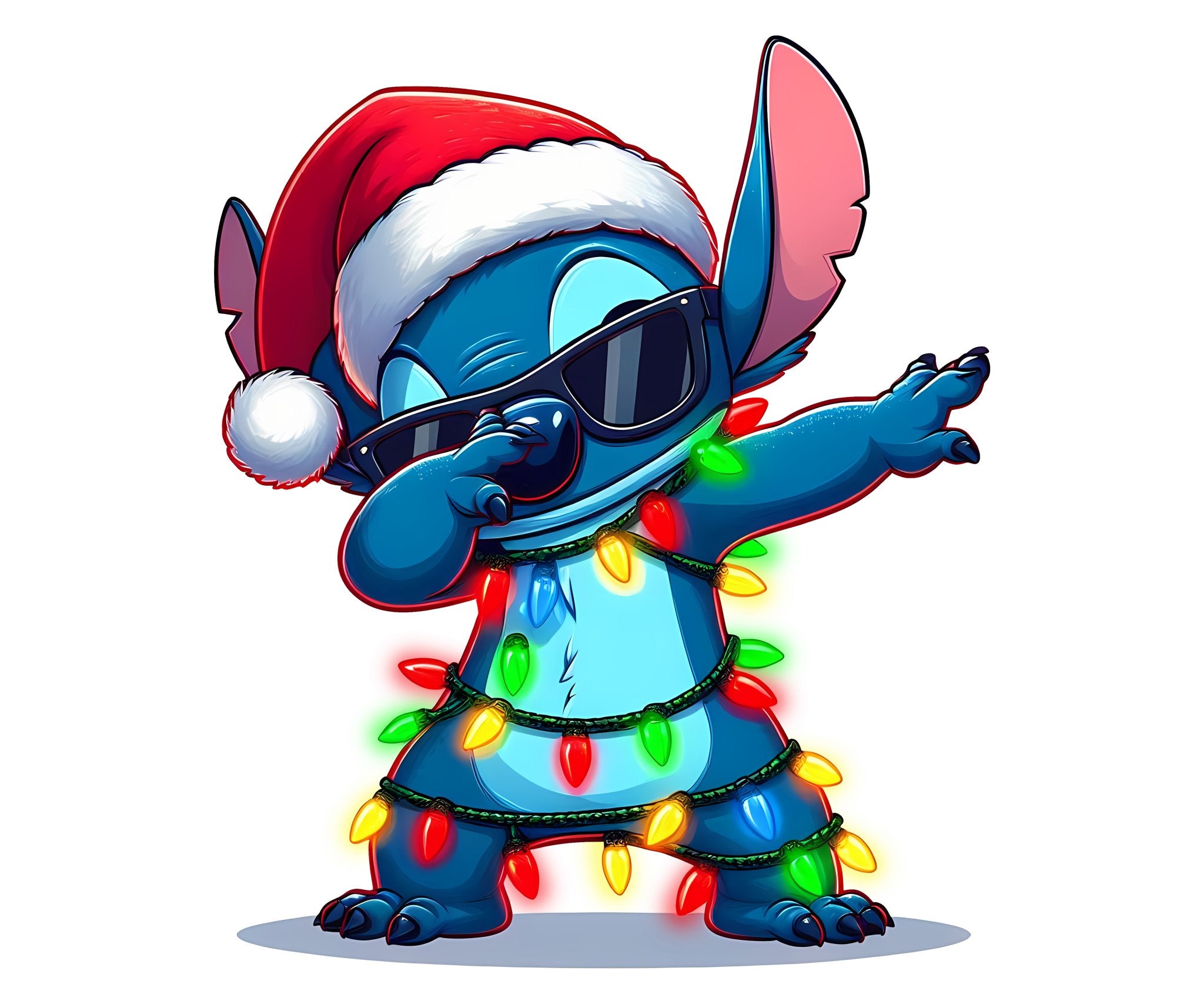 Dabbing Santa DTF Transfer - CH64 - My Vinyl Craft