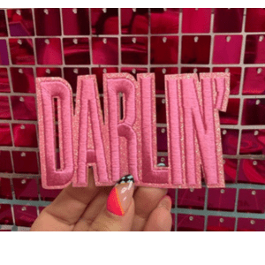 Darlin' Iron On Patch - My Vinyl Craft